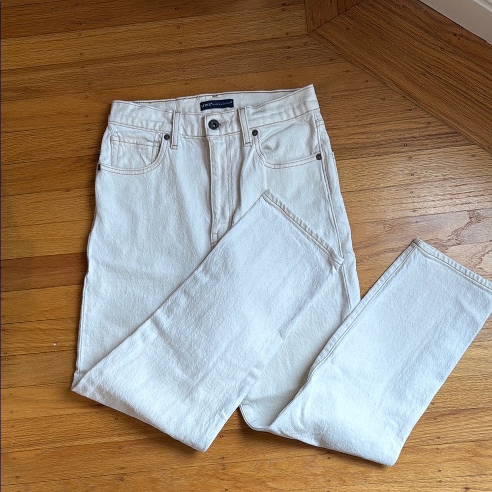 Levi's Women's Ankle & Cropped Jeans in Cream